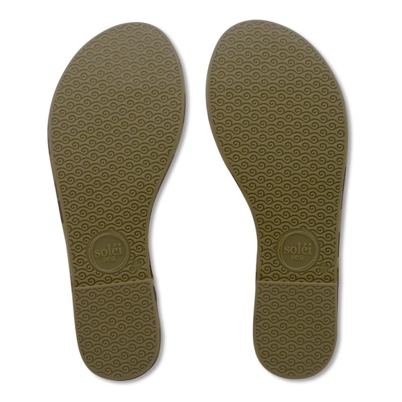 Solei Sea INDIE CAMO & CITRON SANDAL Woman’s size 8 New SOLD OUT - Picture 4 of 5